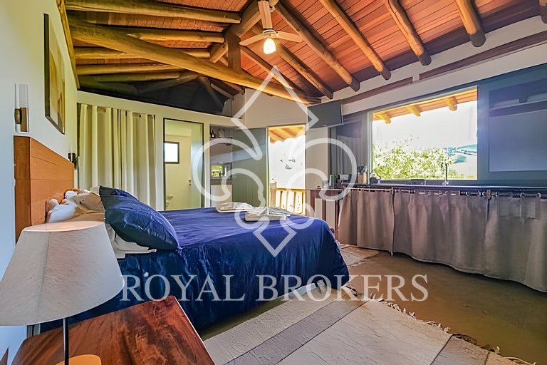 Chalé romântico c/ hidro, lareira, sauna e piscina