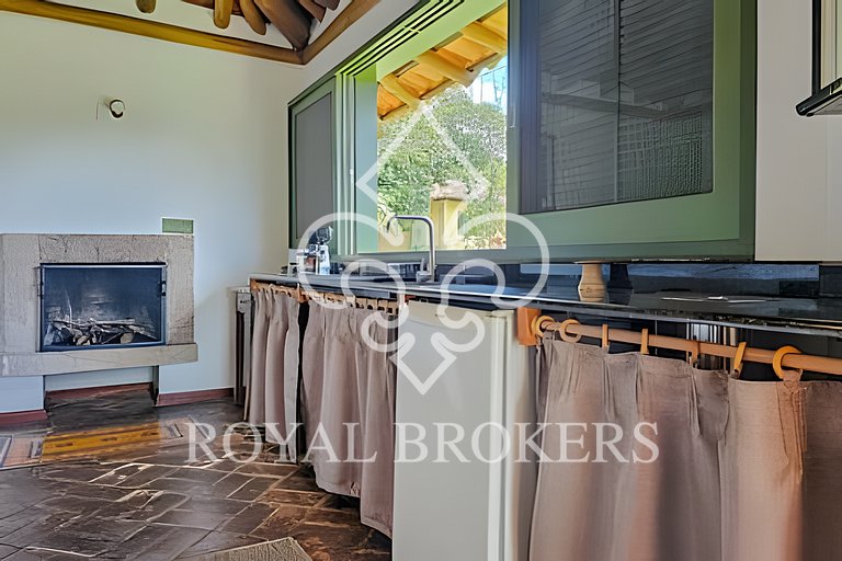 Chalé na serra, com lareira, sauna e piscina