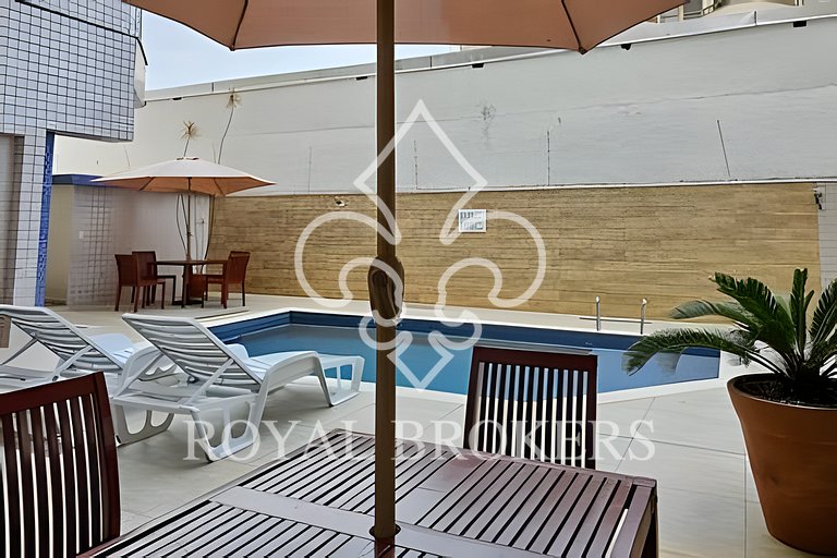 Apto prox. ao aquário Itaguá – 3 dorm. / 2 carros